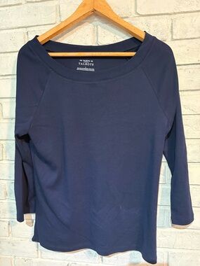 Talbots Navy Blue Long Sleeve Tee